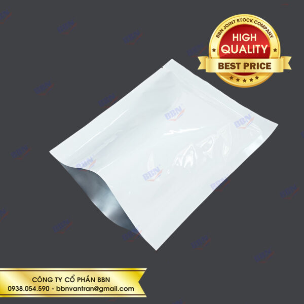 Túi 3 biên nhôm trắng sữa - Bao Bì Túi Zip BBN - Công Ty Cổ Phần BBN