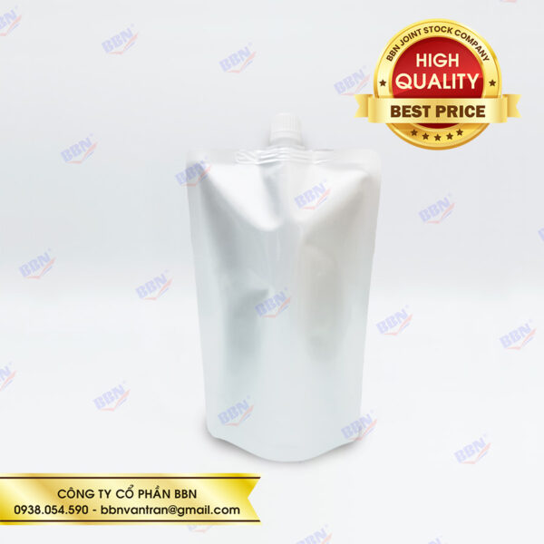 Túi đáy đứng có vòi đựng chất lỏng 1000ml - Bao Bì Túi Zip BBN - Công Ty Cổ Phần BBN