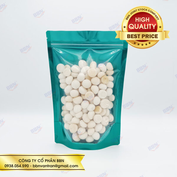 Túi zipper nhôm đáy đứng mặt trong mặt xanh - Bao Bì Túi Zip BBN - Công Ty Cổ Phần BBN