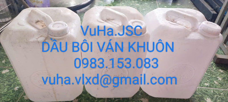 Dầu tách khuôn - Nhám Vũ Hà - Công Ty CP Thương Mại Và Xuất Nhập Khẩu Vũ Hà