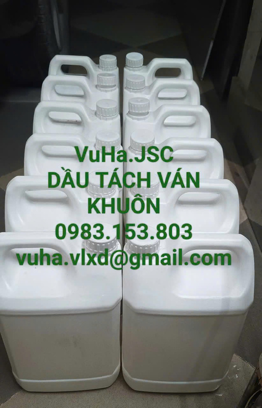 Dầu tách khuôn - Nhám Vũ Hà - Công Ty CP Thương Mại Và Xuất Nhập Khẩu Vũ Hà
