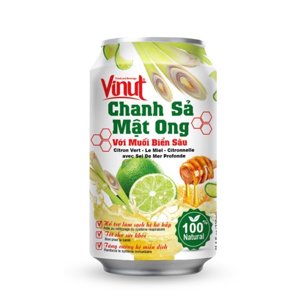 Chanh sả mật ong với muối biển - Nước Giải Khát Nam Việt - Công Ty Cổ Phần Thực Phẩm Và Nước Giải Khát Nam Việt