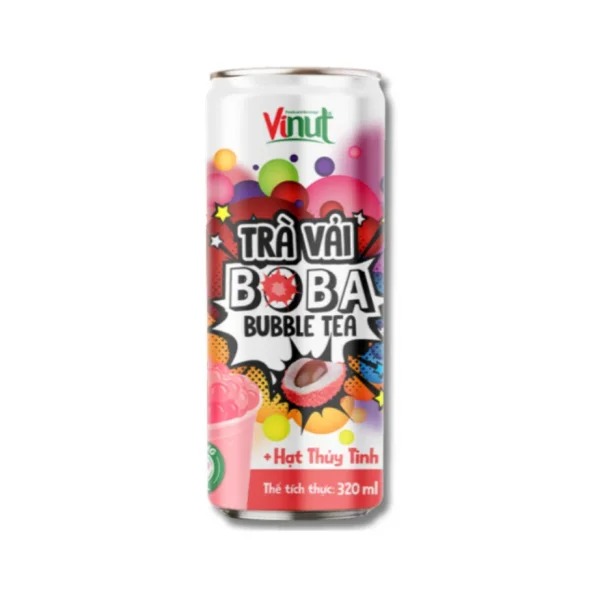 Trà vải Boba Bubble Tea - Nước Giải Khát Nam Việt - Công Ty Cổ Phần Thực Phẩm Và Nước Giải Khát Nam Việt