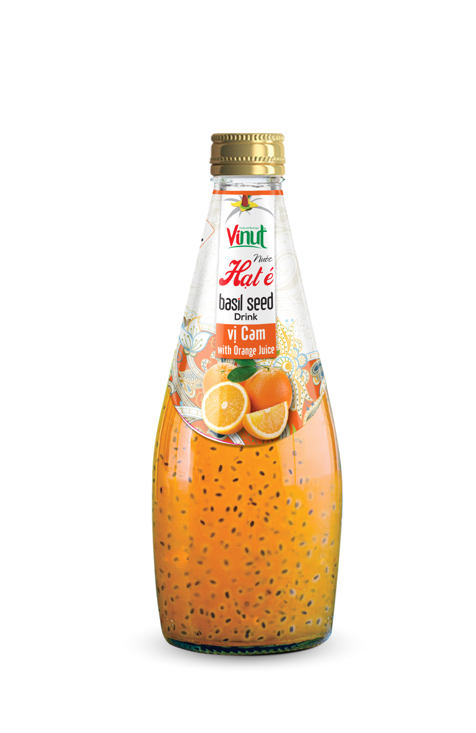 Nước hạt é vị cam