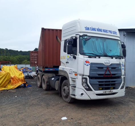 Vận tải container - Công Ty Cổ Phần Đầu Tư Tiếp Vận Tân Cảng Hồng Ngọc Phú Quốc