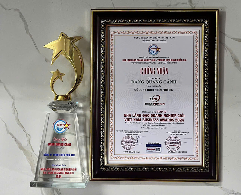 Chứng nhận, giải thưởng