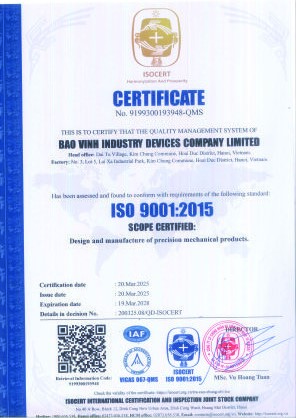 Chứng nhận ISO 9001:2015