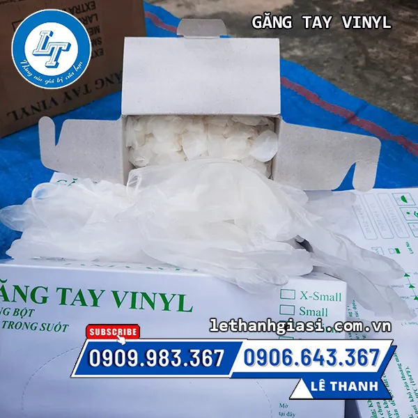 Găng tay Vinyl - Găng Tay, Vải Lau Công Nghiệp, BHLĐ - Công Ty TNHH Sản Xuất Thương Mại Xuất Nhập Khẩu Lê Thanh