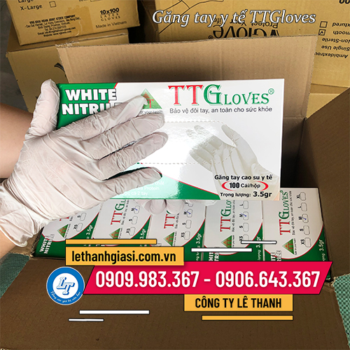 Găng tay y tế Ttgloves - Găng Tay, Vải Lau Công Nghiệp, BHLĐ - Công Ty TNHH Sản Xuất Thương Mại Xuất Nhập Khẩu Lê Thanh