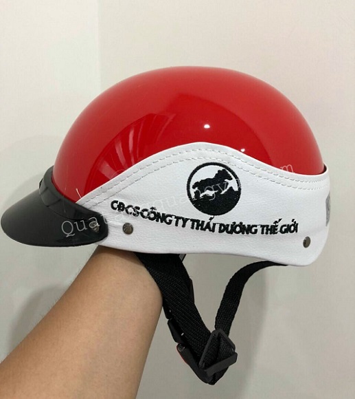 Mũ bảo hiểm in logo - Mũ Bảo Hiểm Quang Vũ - Công Ty TNHH SX Quà Tặng Quang Vũ