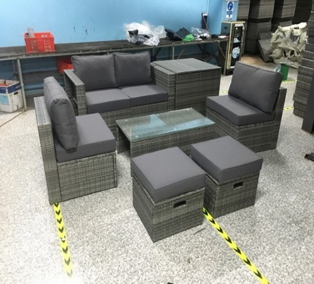 Bộ sofa mây poly 8 món - Nội Thất Modern Sourcing - Công Ty TNHH Modern Sourcing