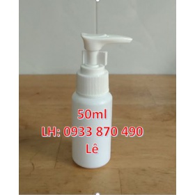 Chai nhựa có vòi ấn 50ml - Nhựa Công Nghiệp Mỹ Kỳ - Công Ty TNHH Công Nghiệp Mỹ Kỳ