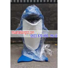 Thùng rác hình con cá heo - Nhựa Công Nghiệp Mỹ Kỳ - Công Ty TNHH Công Nghiệp Mỹ Kỳ