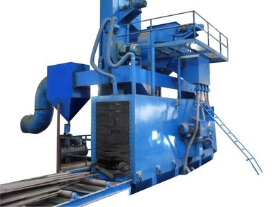 Máy phun bi làm sạch dầm thép - Công Ty CP Thiết Bị Kỹ Thuật Công Nghiệp TNT