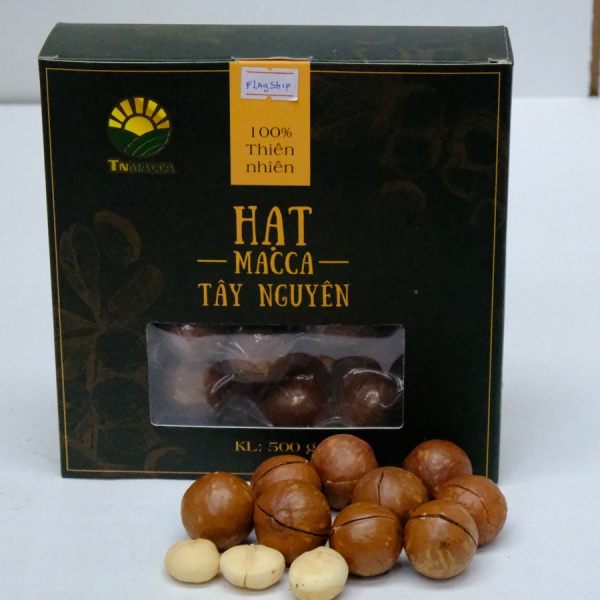 Macca sấy nứt flagship hộp 500g
