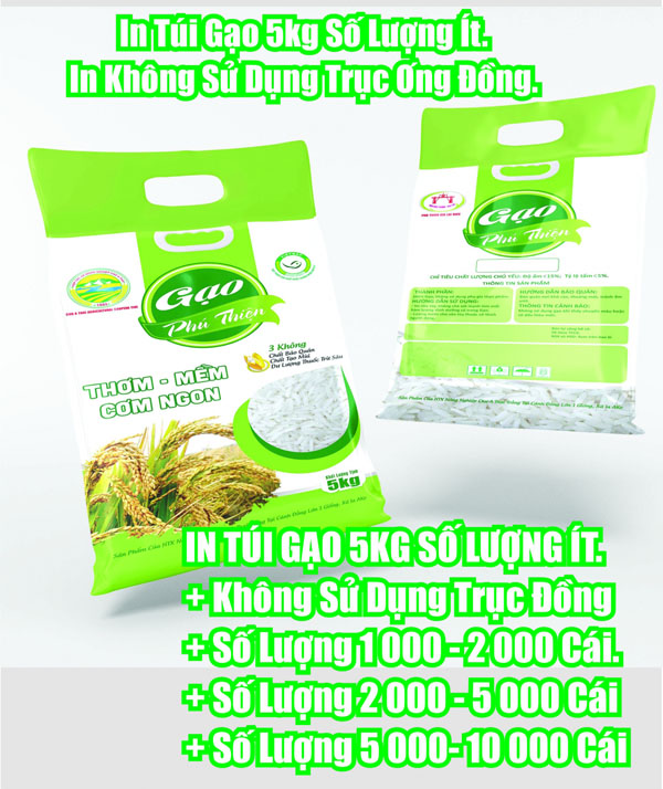 In túi gạo 5kg