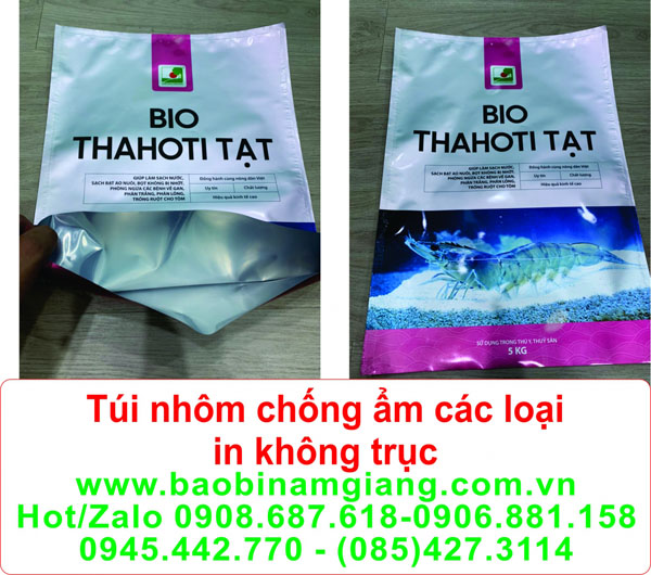 In không trục túi nhôm chống ẩm