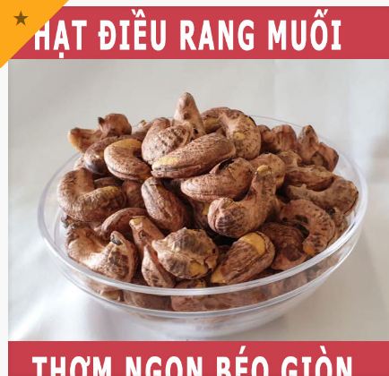 Hạt điều rang muối - Yến Sào Bình Định - Công Ty TNHH Yến Sào Bình Định