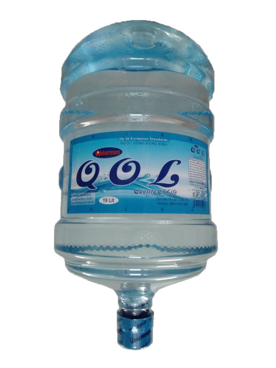 Bình QOL 19 lít không vòi - Nước Uống Waterman, QOL - Công ty CP Hiền Châu