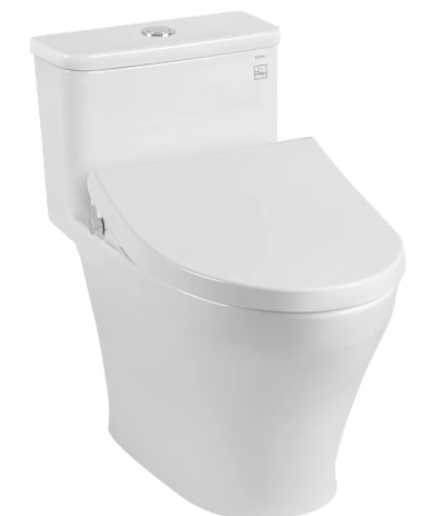 Bồn cầu TOTO MS857DE4 nắp cơ Ecowasher TCW1211A - Thiết Bị Vệ Sinh H.Mai - Công Ty TNHH Thương Mại Dịch Vụ H.Mai