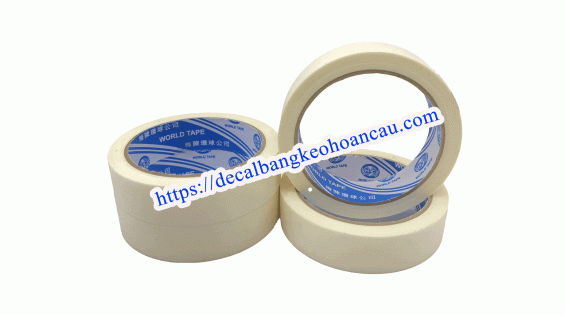 Băng keo giấy trắng 24mm