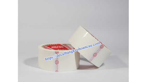 Băng keo OPP màu trắng