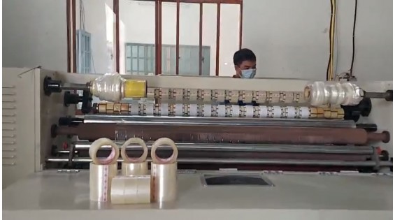 Hình ảnh nhà xưởng sản xuất băng keo Hoàn Cầu