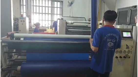 Hình ảnh nhà xưởng sản xuất băng keo Hoàn Cầu