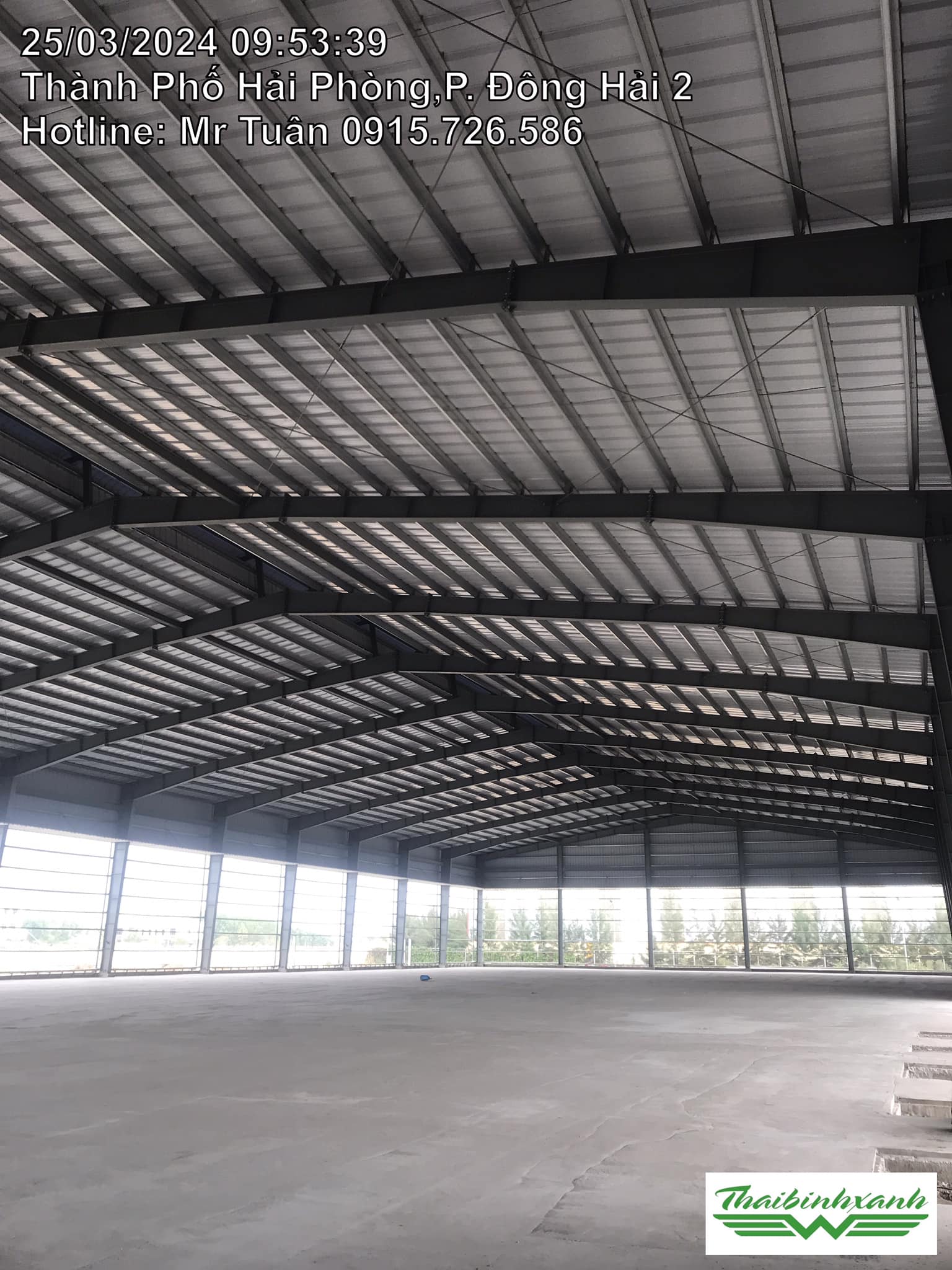 Dự án dựng kho lạnh tại Đình Vũ Hải Phòng - Panel Visaco - Công Ty TNHH Sản Xuất Và Thương Mại Thái Bình Xanh