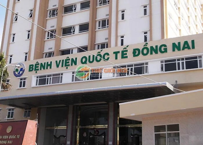 Biển hiệu bệnh viên quốc tế Đồng Nai