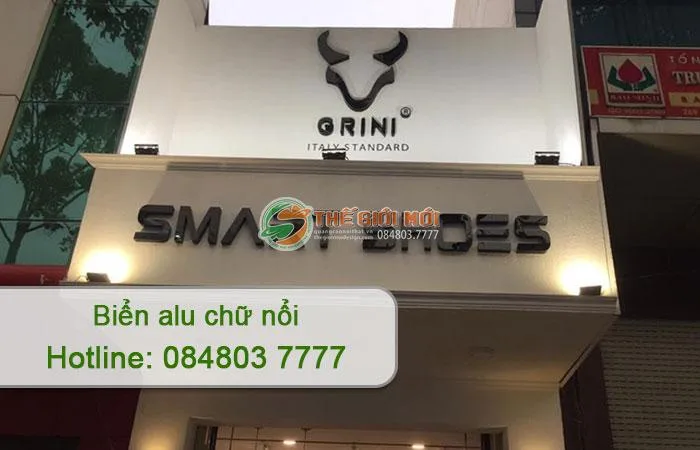 Mặt dựng, bảng hiệu Alu