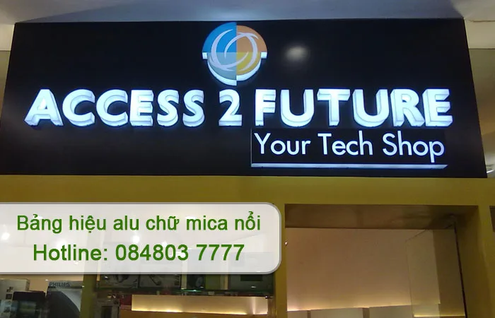 Mặt dựng, bảng hiệu Alu