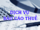 Dịch vụ kế toán thuế - Công Ty TNHH Tư Vấn Lan Anh
