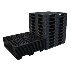 Pallet nhựa màu đen - Pallet Trường Phát - Công Ty TNHH Dịch Vụ Thương Mại Và Sản Xuất Kinh Doanh Tổng Hợp Trường Phát