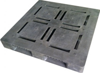 Pallet nhựa màu đen - Pallet Trường Phát - Công Ty TNHH Dịch Vụ Thương Mại Và Sản Xuất Kinh Doanh Tổng Hợp Trường Phát