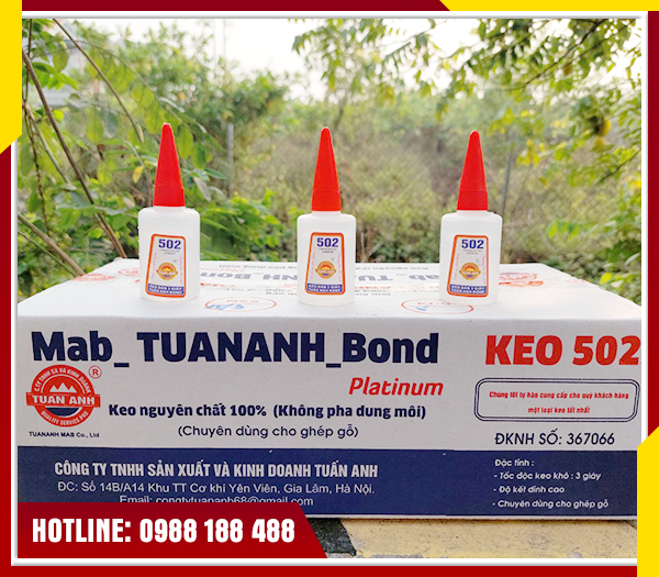 Keo 502 ghép gỗ