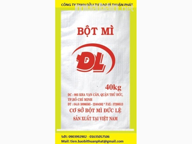 Bao bì đựng bột mì