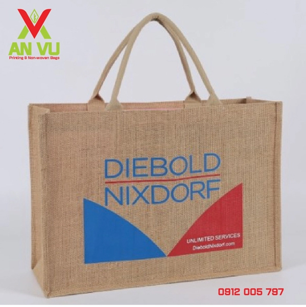 Túi vải đay in logo - Túi Vải An Vũ - Công Ty Cổ Phần Đầu Tư Thương Mại Và Dịch Vụ An Vũ
