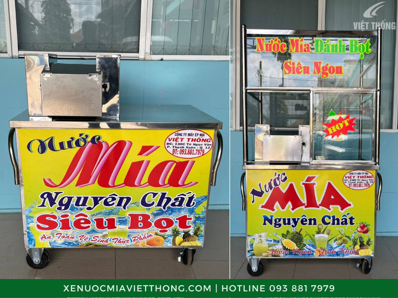 Xe nước mía liền bàn