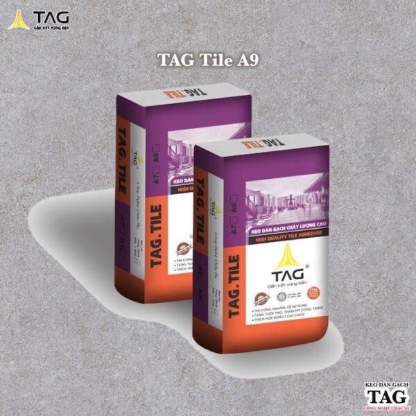 Keo dán gạch TAG Tile A9 - Keo Dán Gạch TAG - Công Ty TNHH TA&G