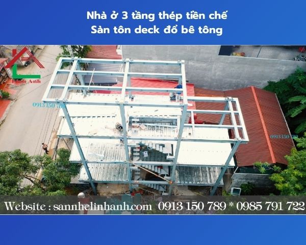 Nhà khung thép Linh Anh - Cơ Khí Xây Dựng Linh Anh - Công Ty TNHH Thương Mại Và Công Nghệ Linh Anh