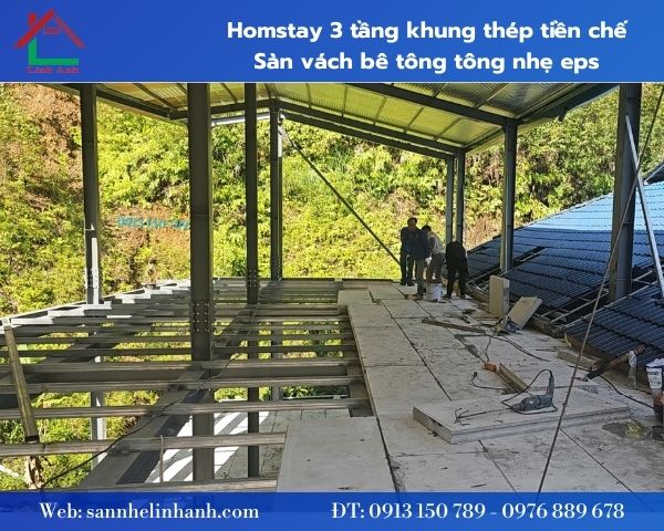 Nhà khung thép Linh Anh - Cơ Khí Xây Dựng Linh Anh - Công Ty TNHH Thương Mại Và Công Nghệ Linh Anh