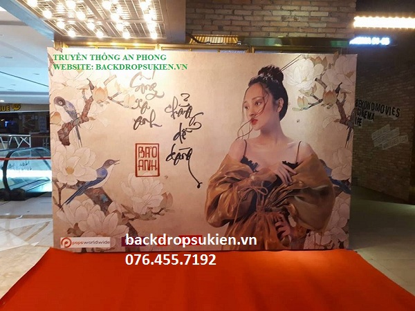 In ấn backdrop - Quảng Cáo An Phong - Công Ty TNHH Truyền Thông An Phong