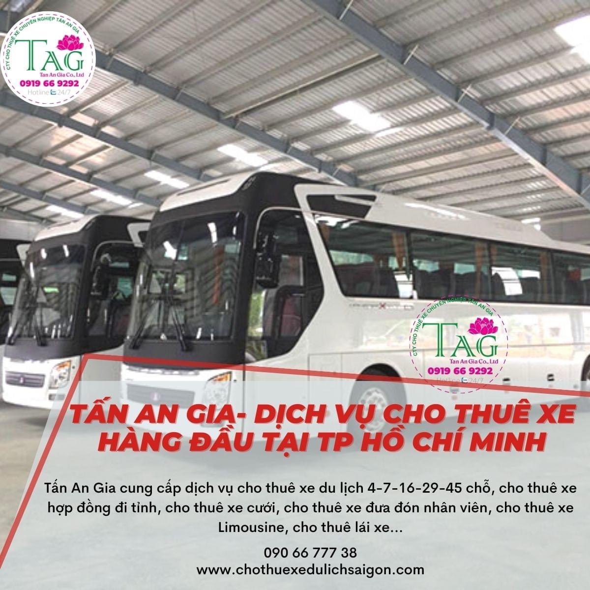 Dịch vụ cho thuê xe - Công Ty TNHH DV Du Lịch Vận Tải Tấn An Gia