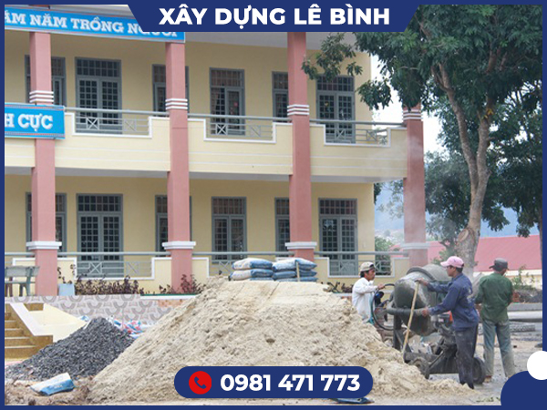 Dự án sửa chữa, cải tạo trường học - Xây Dựng Lê Bình - Công Ty TNHH Phát Triển Xây Dựng Lê Bình