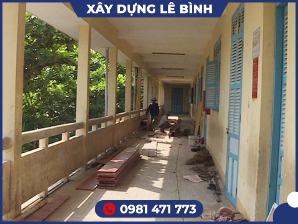 Dự án sửa chữa, cải tạo trường học - Xây Dựng Lê Bình - Công Ty TNHH Phát Triển Xây Dựng Lê Bình