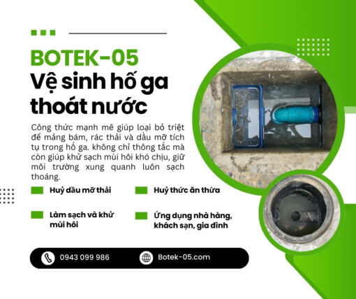 Bột thông cống Botek-05