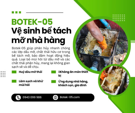Bột thông cống Botek-05
