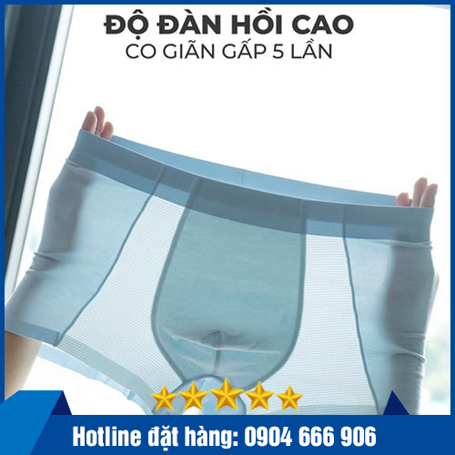 Quần lót đùi nam dán không may