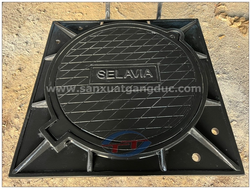 Nắp hố ga Composite KT 850x850x75